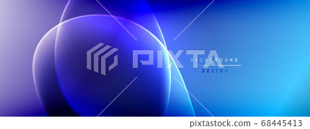 Vector abstract background - liquid bubble shapes on fluid gradient with shadows and light effects. Shiny design template for text Vector abstract background - liquid bubble shapes on fluid gradient with shadows and light effects. Shiny design template for text 68445413