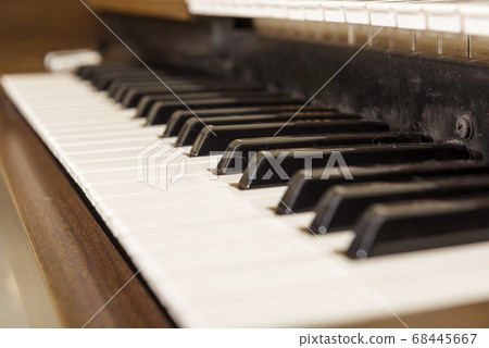 Close up view of the instrument key 68445667