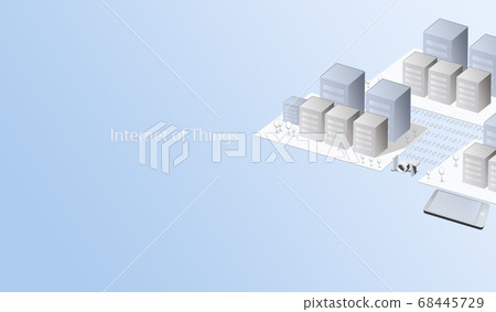 物聯網背景材料 68445729