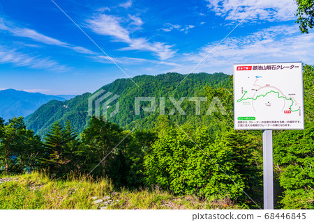 (Nagano Prefecture) Oikeyama Meteor Crater in the Shirabiso Plateau (Nagano Prefecture) Oikeyama Meteor Crater in the Shirabiso Plateau 68446845