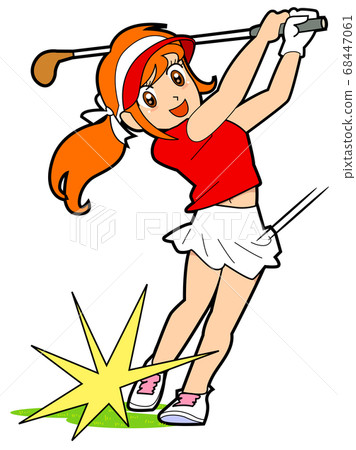 女子高爾夫球手 女子高爾夫球手 68447061