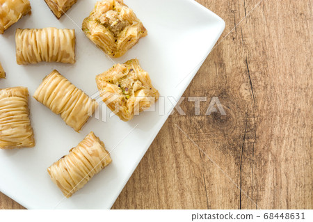 baklava, turkish, chocolate 68448631
