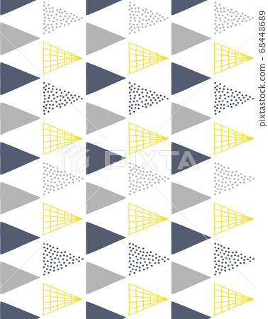 斯堪的納維亞的幾何無縫圖案 斯堪的納維亞的幾何無縫圖案 68448689