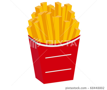 Vector illustration of french fries french fries 68448802