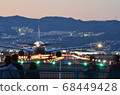 Airplane taking off from Itami Airport [Japan: Osaka/Hyogo] 68449428