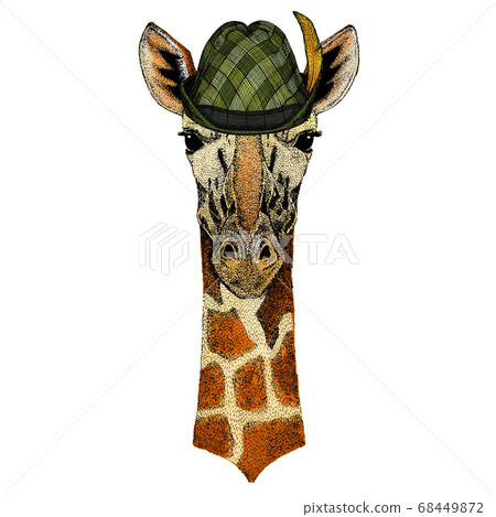 Giraffe head hat Clearance