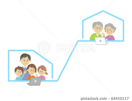 Illustration image of online homecoming 68450217