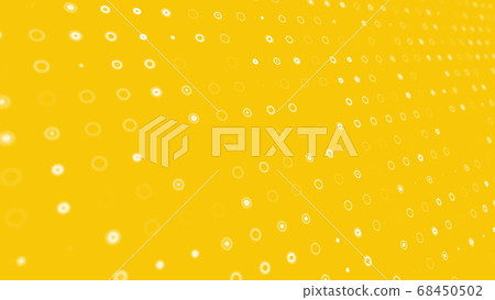 White circles on yellow background White circles on yellow background 68450502