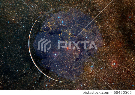 Planet Earth. Elements of this image furnished by NASA. Planet Earth. Elements of this image furnished by NASA. 68450505