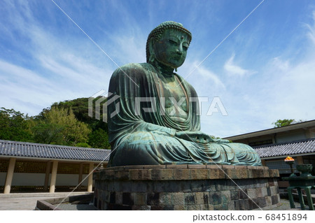 Great Buddha of Kamakura (Daibutsu) is a massive bronze statue of Amitabha, located on the Kotoku-in temple grounds Great Buddha of Kamakura (Daibutsu) is a massive bronze statue of Amitabha, located on the Kotoku-in temple grounds 68451894