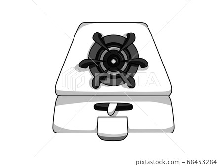 Haunted white bite gas stove 68453284