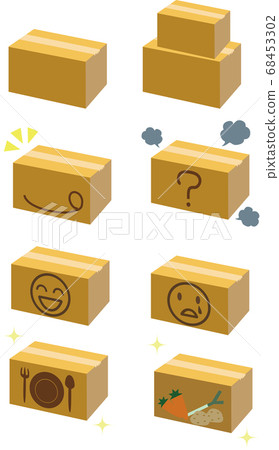 8 cardboard boxes 68453302