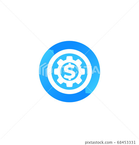 money management, financial services, vector icon 68453331