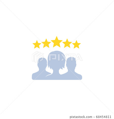 satisfied customers icon 68454811