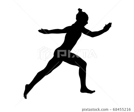 girl gymnast run up in floor exercises girl gymnast run up in floor exercises 68455216