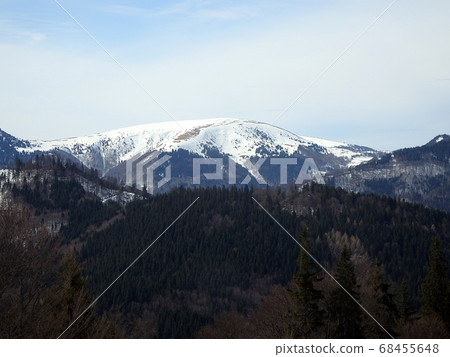 Sunny day in the mountains 68455648