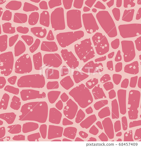 Abstract repeating geometric background with chaotic texture. Irregular blocks pattern. Seamless paving stone mosaic tracery. Abstract repeating geometric background with chaotic texture. Irregular blocks pattern. Seamless paving stone mosaic tracery. 68457409