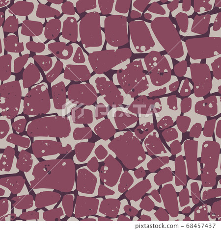 Abstract repeating geometric background with chaotic texture. Irregular blocks pattern. Seamless paving stone mosaic tracery. Abstract repeating geometric background with chaotic texture. Irregular blocks pattern. Seamless paving stone mosaic tracery. 68457437