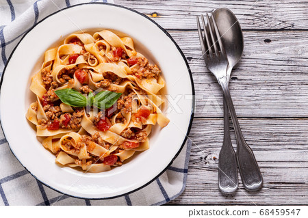 Traditional italian pasta bolognese Traditional italian pasta bolognese 68459547