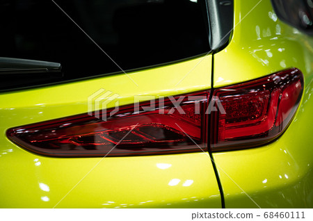 Detail of car LED backlight lamp of new modern car Detail of car LED backlight lamp of new modern car 68460111