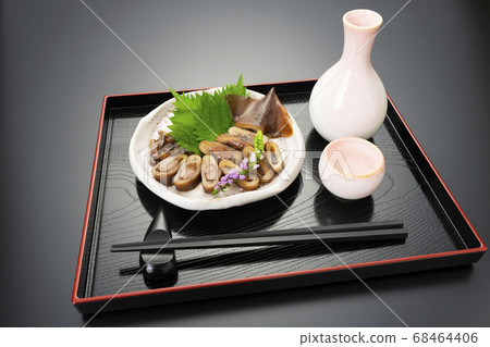 Fresh squid pickled in a bowl of squid louise 68464406