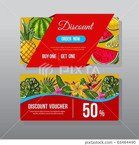 two banner summer doodle 68464490