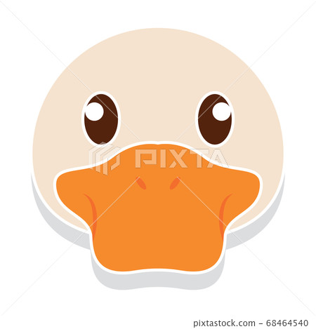 Duck head cartoon 68464540