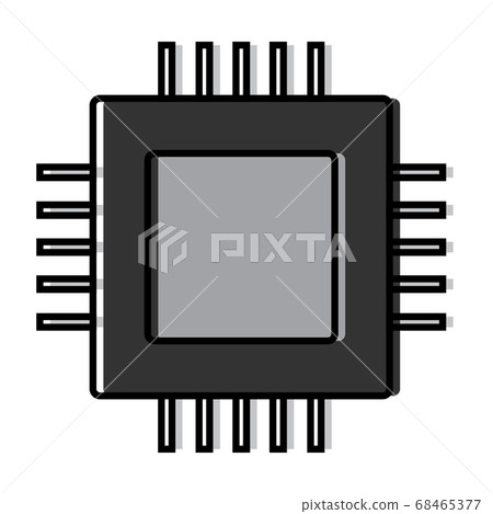 Isolated memory stick icon 68465377