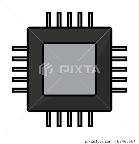 Isolated memory stick icon 68465564