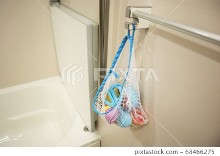 Toys hanging in the bathroom Toys hanging in the bathroom 68466275