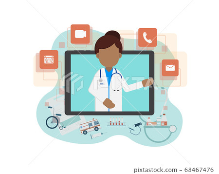 Online Doctor concept Online Doctor concept 68467476
