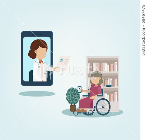Online Doctor concept Online Doctor concept 68467478