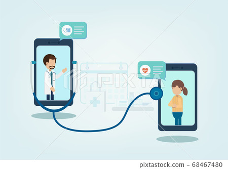 Online Doctor concept Online Doctor concept 68467480