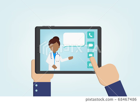 Online Doctor concept Online Doctor concept 68467486