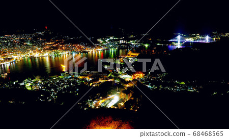 長崎的夜景（統一價格版：取自稻佐山） 68468565