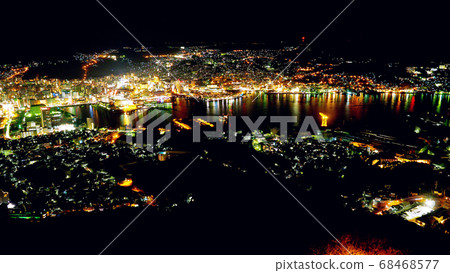 長崎的夜景(統一價格版:取自稻佐山) 長崎的夜景(統一價格版:取自稻佐山) 68468577