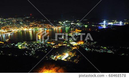 長崎的夜景(統一價格版:取自稻佐山) 長崎的夜景(統一價格版:取自稻佐山) 68468578