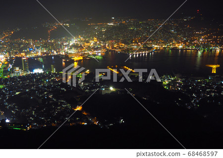 Night view of Nagasaki (flat-rate version: taken from Mount Inasa) 68468597