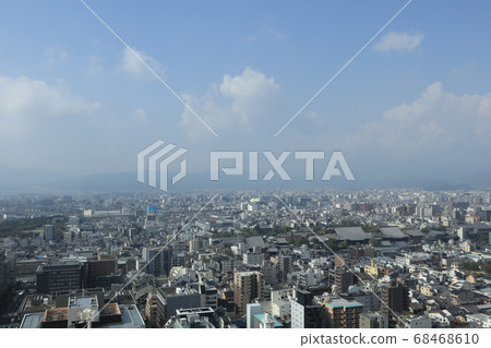 Kyoto cityscape from Kyoto Tower Observatory 68468610