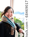 A woman with a smile 68469017