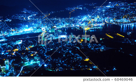 長崎的夜景(統一價格版:取自稻佐山) 長崎的夜景(統一價格版:取自稻佐山) 68469046