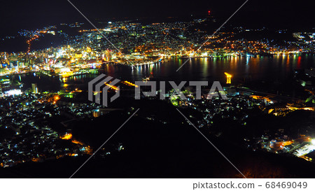 Night view of Nagasaki (flat-rate version: taken from Mount Inasa) 68469049