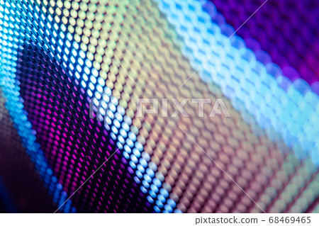 CloseUp LED blurred screen. LED soft focus 68469465