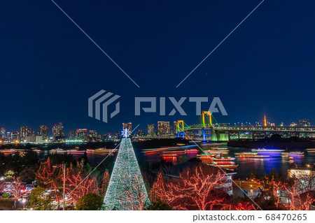 Odaiba of illuminations 68470265