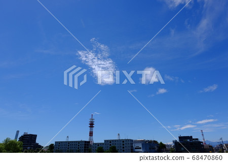 從淺川川的大和田町看的明神鎮 從淺川川的大和田町看的明神鎮 68470860