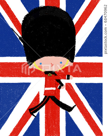 英國衛隊和旗幟 英國衛隊和旗幟 68470962