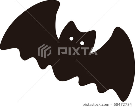 Halloween ghost bat illustration material 68472784