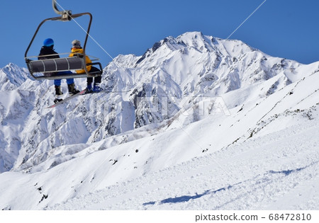 Goryudake seen from Hakuba Happoone Goryudake seen from Hakuba Happoone 68472810