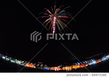 Nagano Ebisu Fireworks Festival "Ina Fireworks Horiuchi Fireworks Store, National No. 10 Ball New Fireworks Contest" 68473380