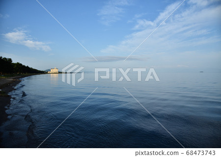 從松原游泳池看到的琵琶湖 從松原游泳池看到的琵琶湖 68473743